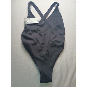 Toluca Swim Black One Piece Swimsuit NWT Women Small Beach Vacation Gift